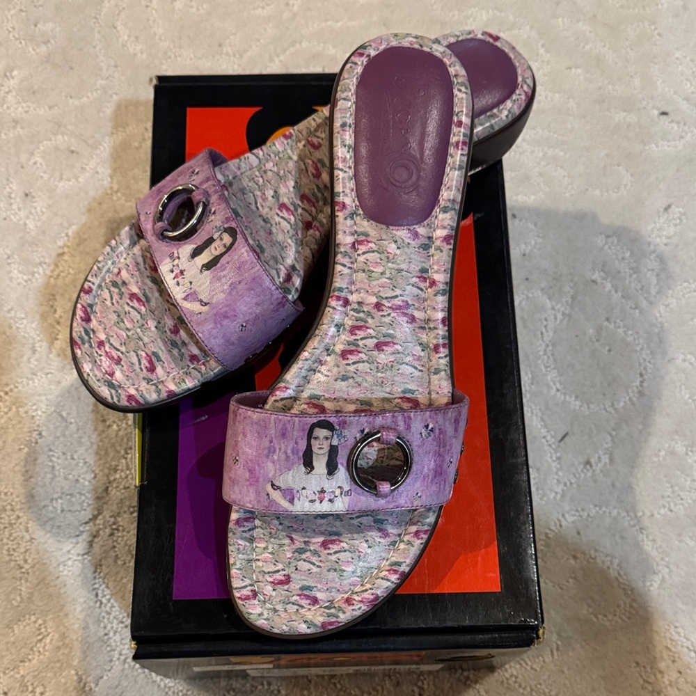 ICON Purple Artistic Women's Sandals